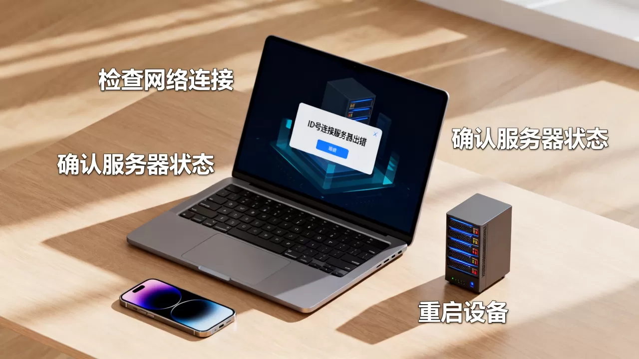 ID号连接服务器出错怎么办,是什么原因造成的? ID号连接服务器出错怎么办,是什么原因造成的?