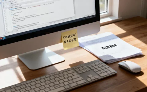 SVN可以一次提交两个服务器吗？，怎么配置？