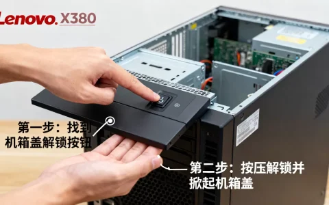 联想服务器x3850机箱盖怎么开，服务器机箱拆卸步骤？