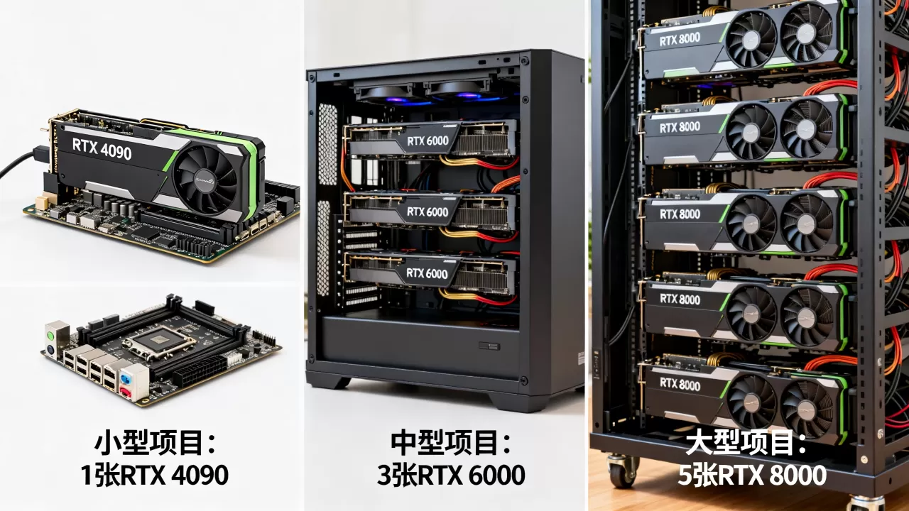 渲染农场按项目规模怎么配显卡,需要几张才够? 渲染农场按项目规模怎么配显卡,需要几张才够?