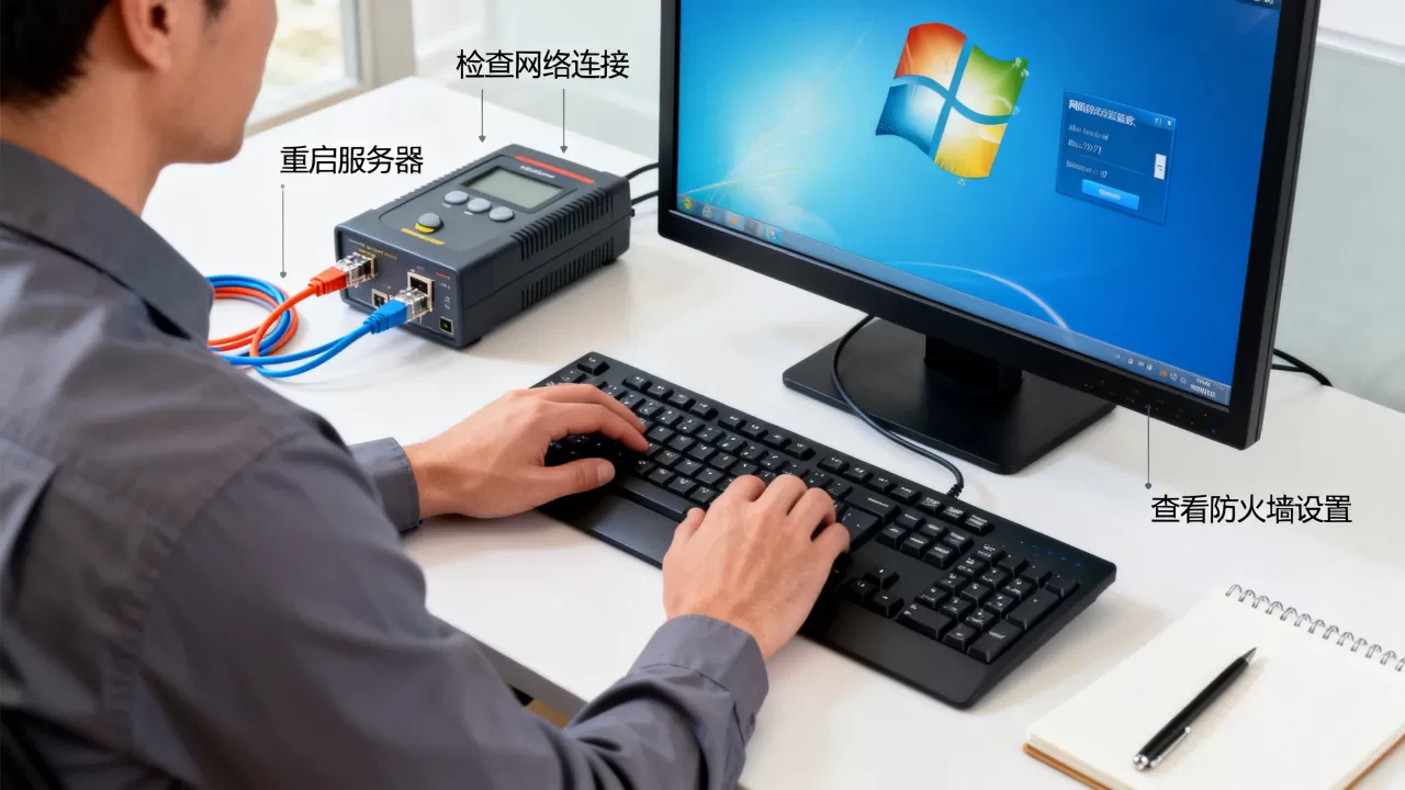 win7服务器连接不上怎么解决,故障排查方法有哪些? win7服务器连接不上怎么解决,故障排查方法有哪些?