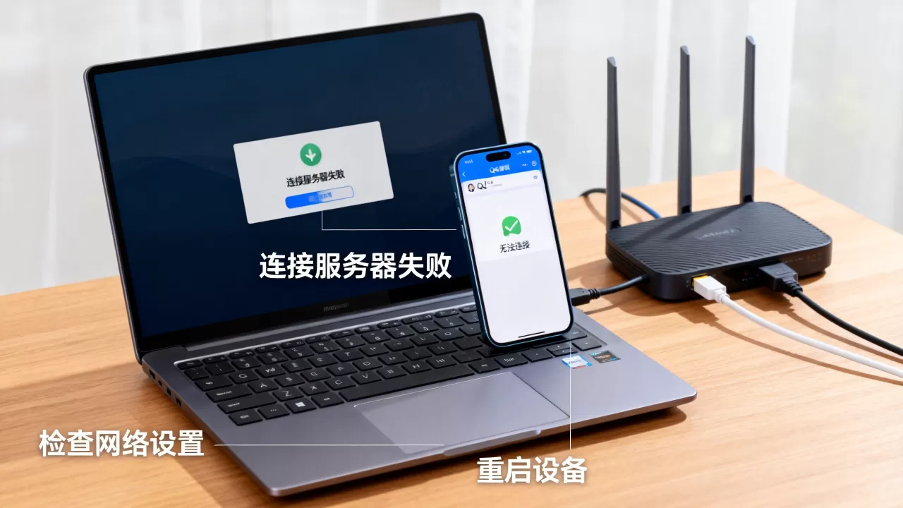 QQ邮箱连接不上服务器了怎么解决,连接失败原因是什么 QQ邮箱连接不上服务器了怎么解决,连接失败原因是什么
