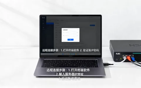 如何远程连接h3c已配置的服务器，什么方法最稳定？