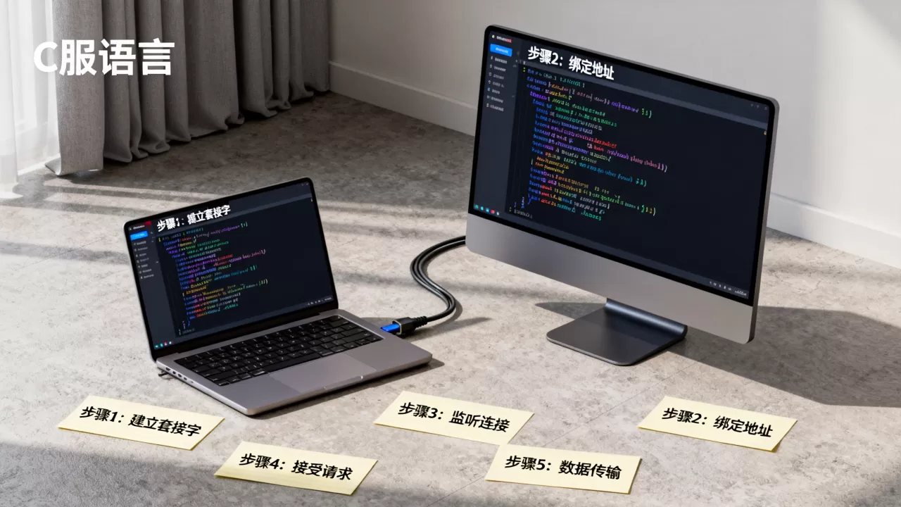 C语言怎么实现客户端与服务器端,有哪些实现步骤? C语言怎么实现客户端与服务器端,有哪些实现步骤?