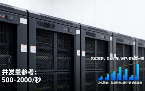 网站服务器并发量一般多少？, 高并发怎么优化？