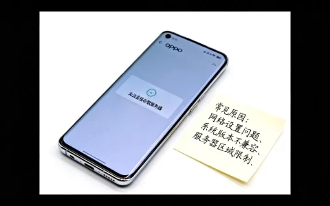 OPPO手机装不上谷歌服务器怎么办，常见原因有哪些