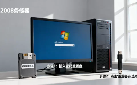 安装AD的2008服务器密码忘了怎么办，怎么重置密码？