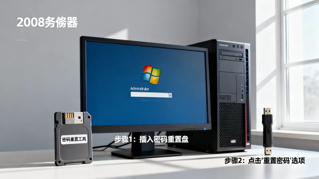 安装AD的2008服务器密码忘了怎么办,怎么重置密码? 安装AD的2008服务器密码忘了怎么办,怎么重置密码?