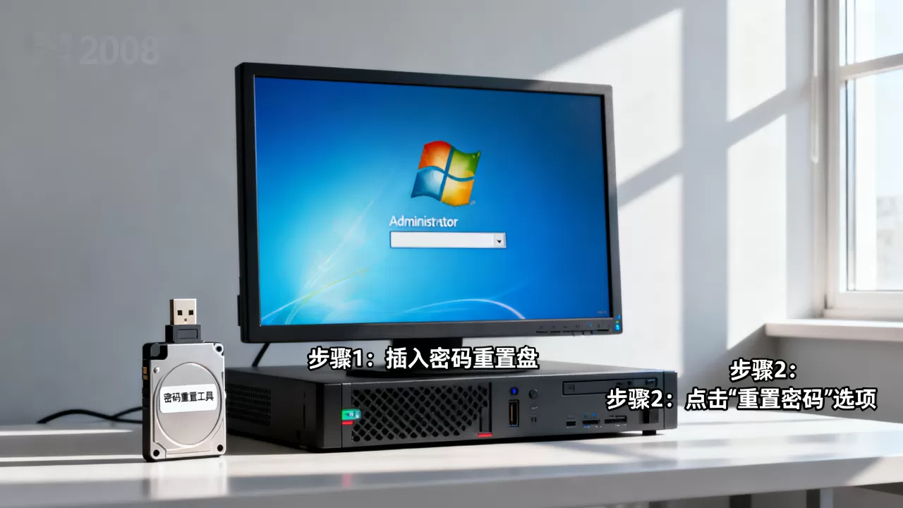 安装AD的2008服务器密码忘了怎么办,怎么重置密码? 安装AD的2008服务器密码忘了怎么办,怎么重置密码?