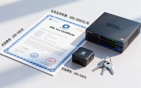 安装SSL服务器证书需要多少费用，企业网站证书年费一般多少钱
