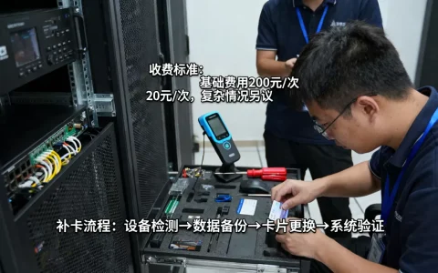 服务器黑室补卡多少钱，收费标准和流程是什么？