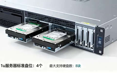 1u服务器盘位有多少个，1u服务器能装几块硬盘？