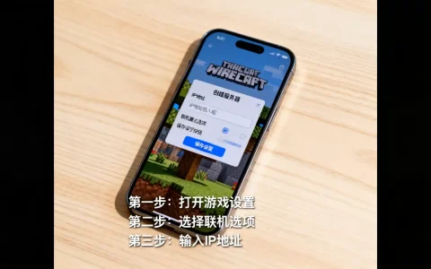 我的世界手机如何用IP创建服务器？，联机教程是什么？