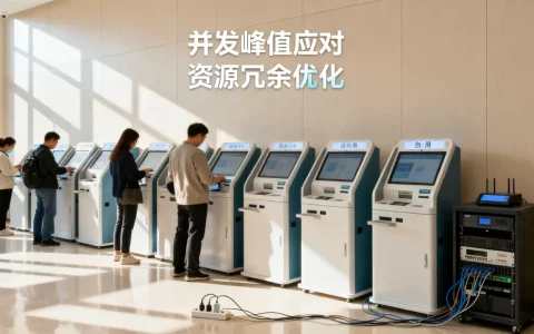 院内自助机服务并发峰值如何应对？，资源冗余优化方法有哪些？