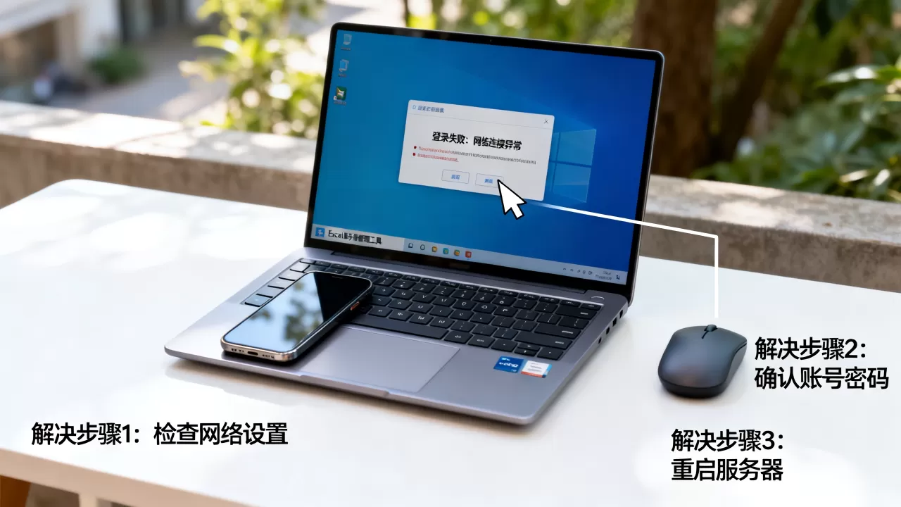 Excel服务器为什么登录失败,怎么解决? Excel服务器为什么登录失败,怎么解决?