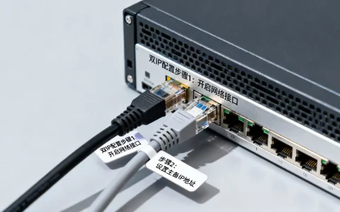 服务器如何同时连接两个IP，双IP配置教程