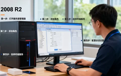 如何在2008 R2上安装终端服务器，具体步骤有哪些？