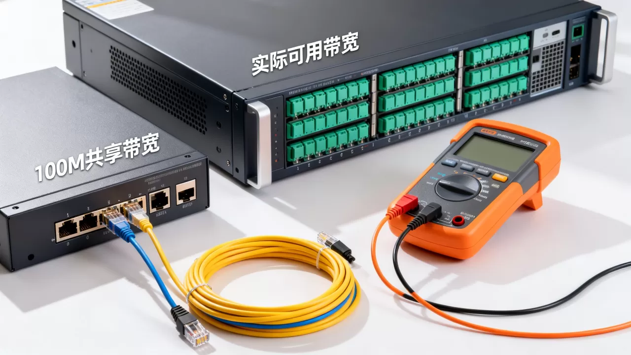 服务器100M共享到底限制多少宽带,实际能用多少兆? 服务器100M共享到底限制多少宽带,实际能用多少兆?