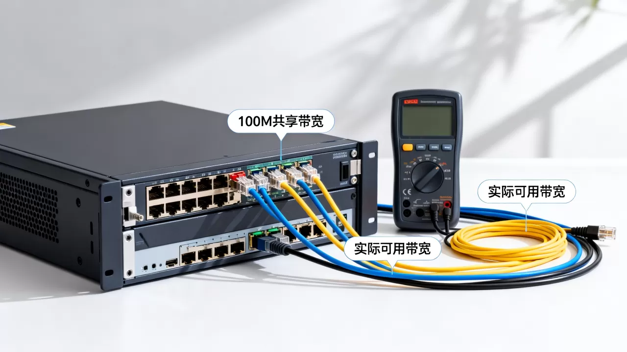 服务器100M共享到底限制多少宽带,实际能用多少兆? 服务器100M共享到底限制多少宽带,实际能用多少兆?