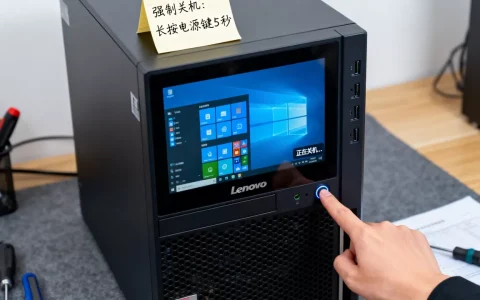 win10联想服务器关机不了咋回事，怎么强制关机？