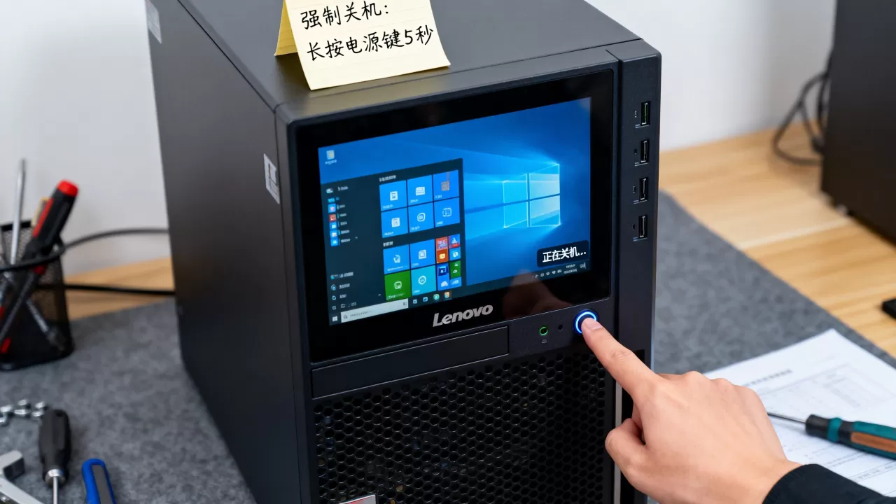 win10联想服务器关机不了咋回事,怎么强制关机? win10联想服务器关机不了咋回事,怎么强制关机?
