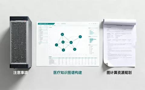 医疗知识图谱构建时如何规划图计算资源，有哪些注意事项？