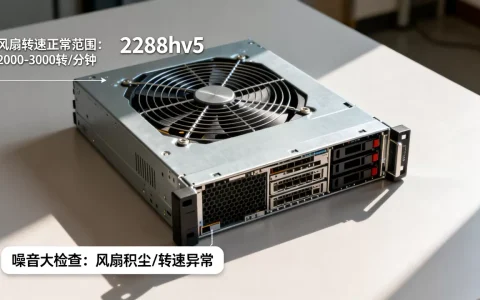 2288hv5服务器噪音大如何解决，风扇转速多少算正常？