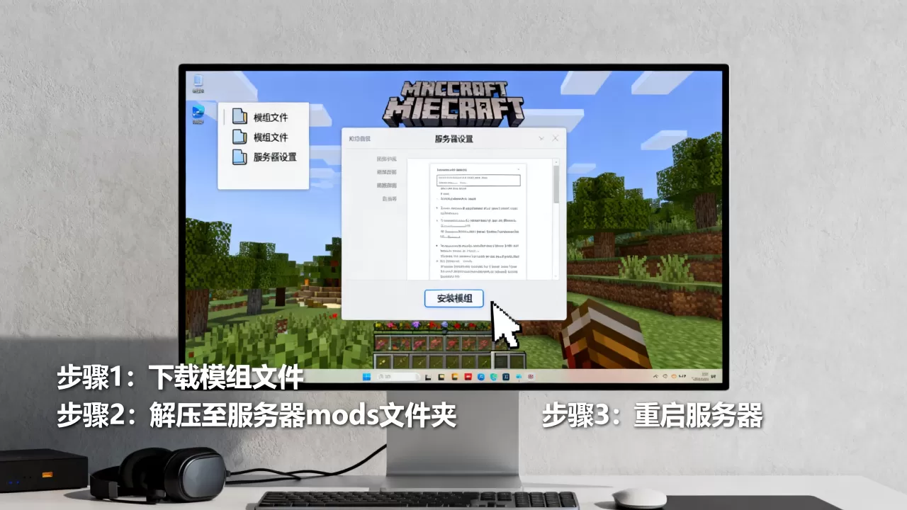 我的世界小游戏服务器怎么装模组?,服务器模组怎么装 我的世界小游戏服务器怎么装模组?,服务器模组怎么装