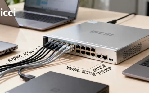 iscsi服务器最多能连接多少客户端，连接数受什么限制？