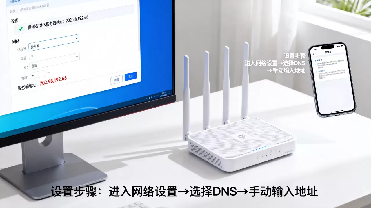 贵州省DNS服务器地址是多少,怎么设置? 贵州省DNS服务器地址是多少,怎么设置?