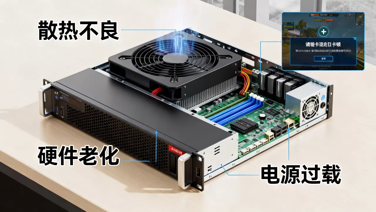 1U服务器玩游戏老死机是什么原因,怎么解决 1U服务器玩游戏老死机是什么原因,怎么解决