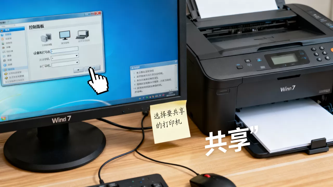 win7怎么共享到打印机服务器?,设置步骤是什么? win7怎么共享到打印机服务器?,设置步骤是什么?