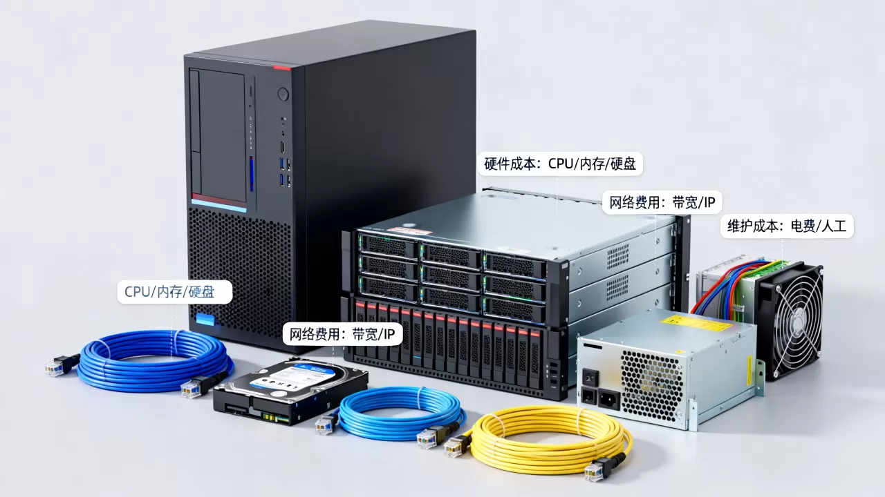 组建服务器成本到底要多少钱,自己搭建服务器费用怎么算? 组建服务器成本到底要多少钱,自己搭建服务器费用怎么算?
