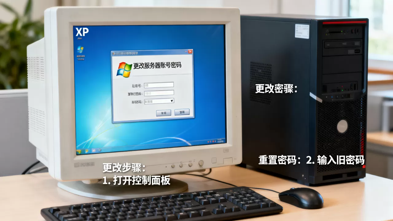 XP系统如何更改服务器账号密码?,忘记密码怎么重置 XP系统如何更改服务器账号密码?,忘记密码怎么重置