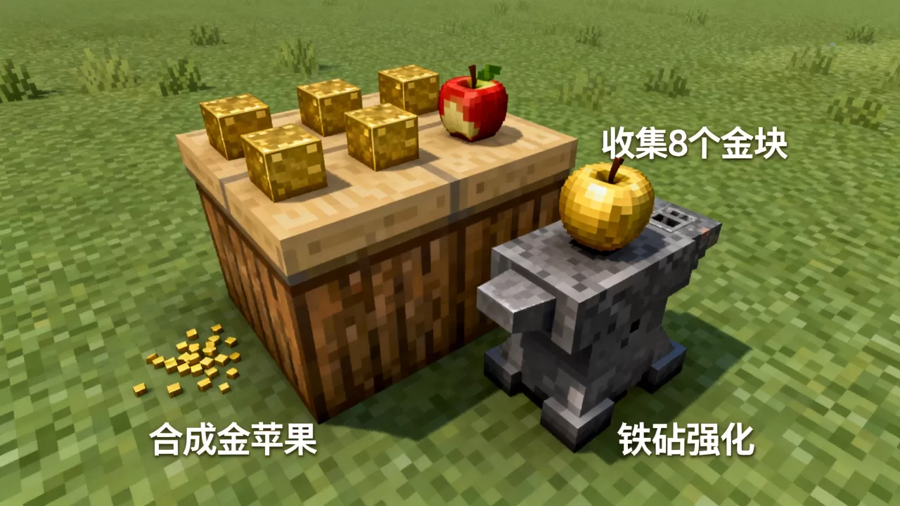 2b2t服务器怎么获得金苹果,有什么好方法 2b2t服务器怎么获得金苹果,有什么好方法