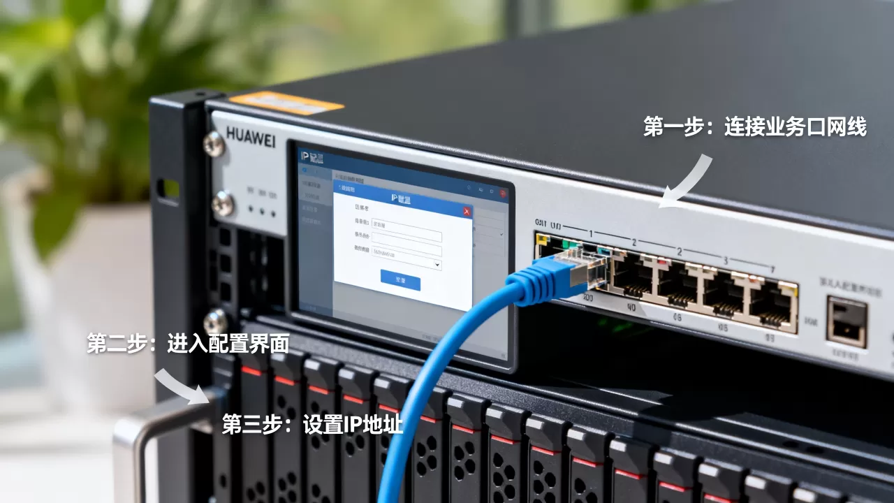 华为服务器业务口IP如何配置,具体操作步骤是什么 华为服务器业务口IP如何配置,具体操作步骤是什么