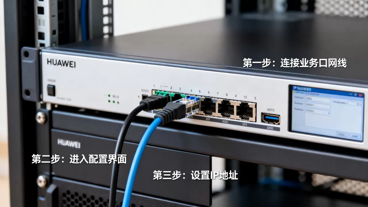 华为服务器业务口IP如何配置,具体操作步骤是什么 华为服务器业务口IP如何配置,具体操作步骤是什么