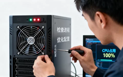 服务器cpu百分百占用怎么解决，cpu占用过高如何处理？
