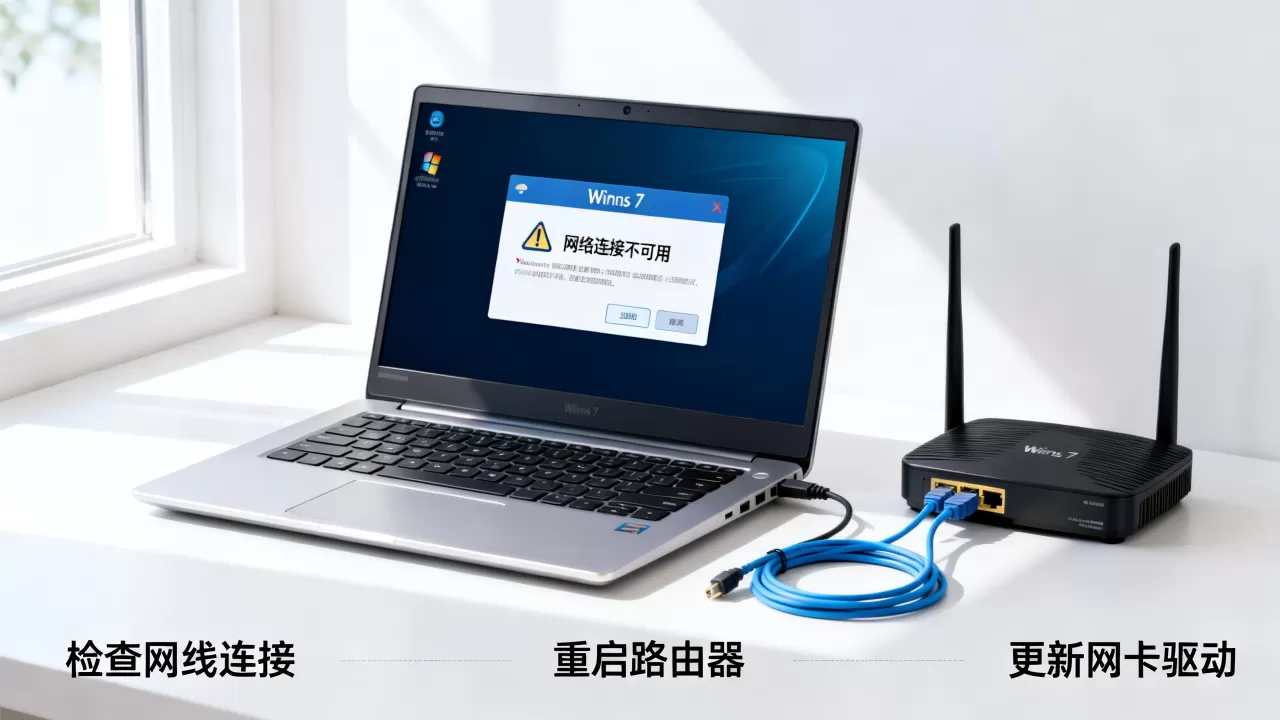 Win7服务器连接不上怎么回事,网络连接不可用怎么解决? Win7服务器连接不上怎么回事,网络连接不可用怎么解决?