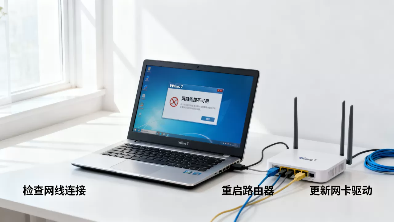 Win7服务器连接不上怎么回事,网络连接不可用怎么解决? Win7服务器连接不上怎么回事,网络连接不可用怎么解决?