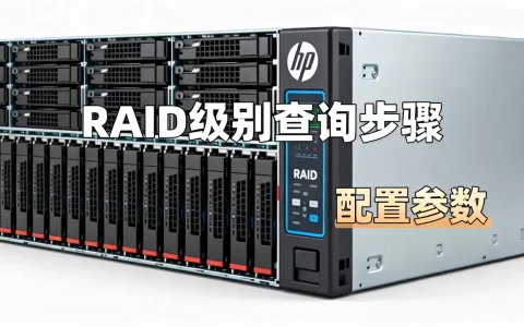 怎么看HP服务器RAID配置，RAID级别查询方法？