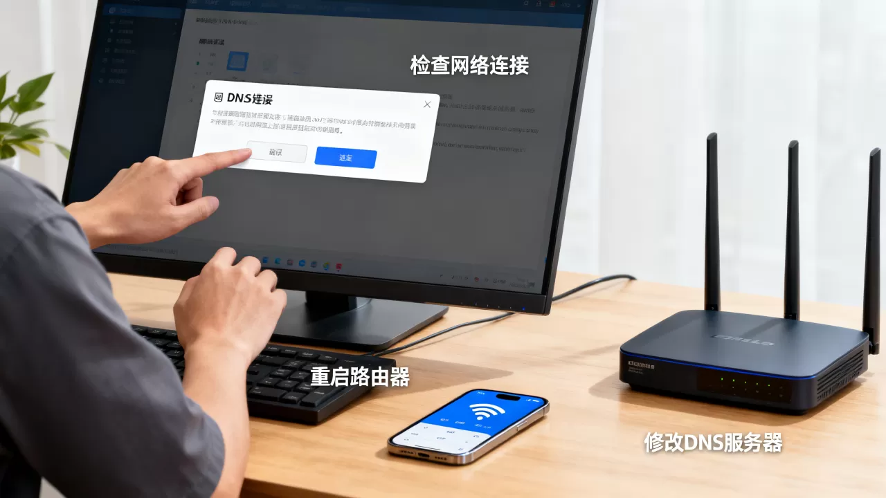 无法解析服务器的DNS地址怎么办,DNS错误怎么解决? 无法解析服务器的DNS地址怎么办,DNS错误怎么解决?