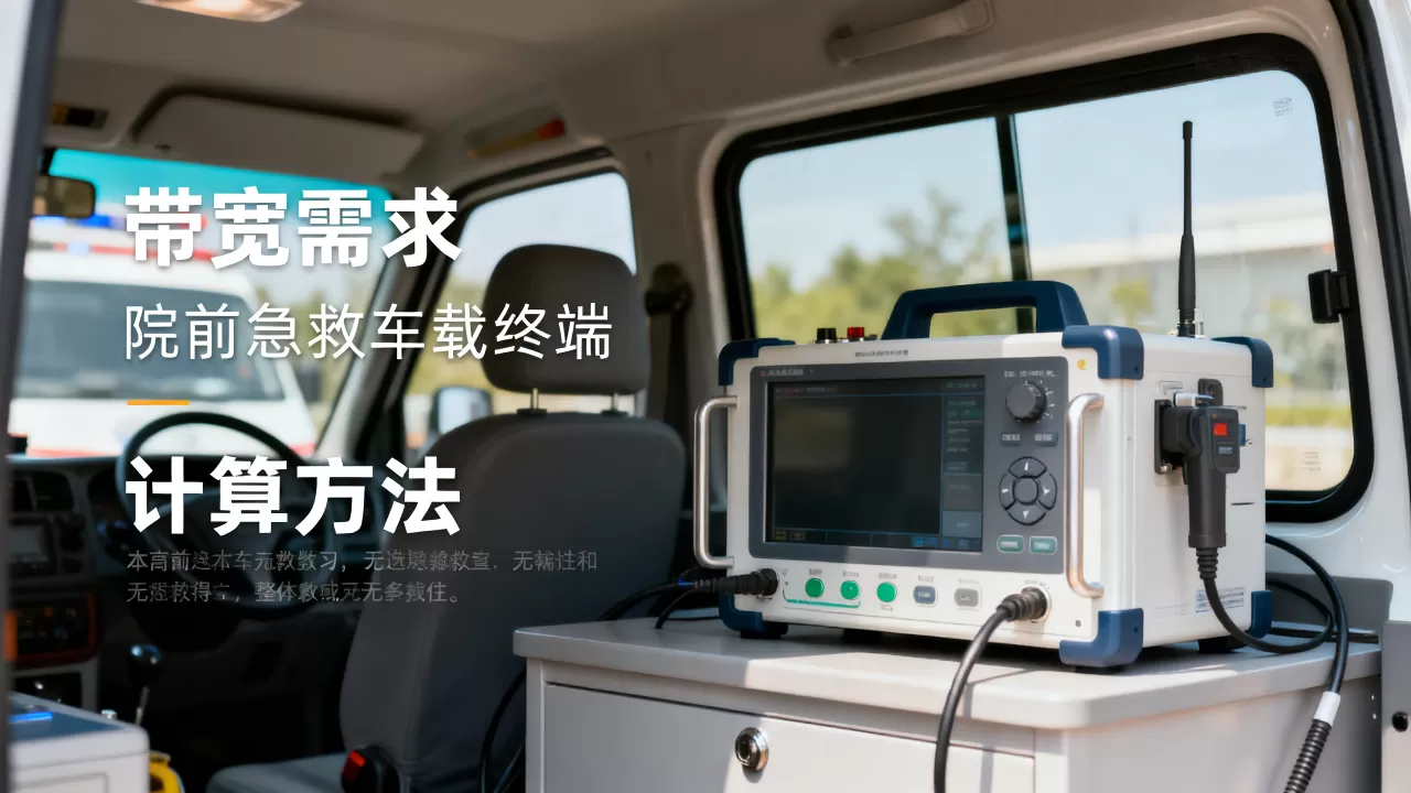 院前急救车载终端实时回传带宽需求多大,怎么计算? 院前急救车载终端实时回传带宽需求多大,怎么计算?