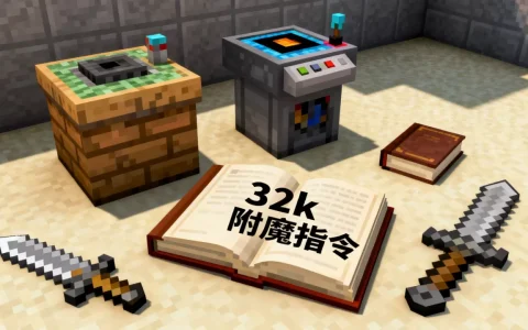 我的世界服务器如何附魔32k，附魔指令是什么？