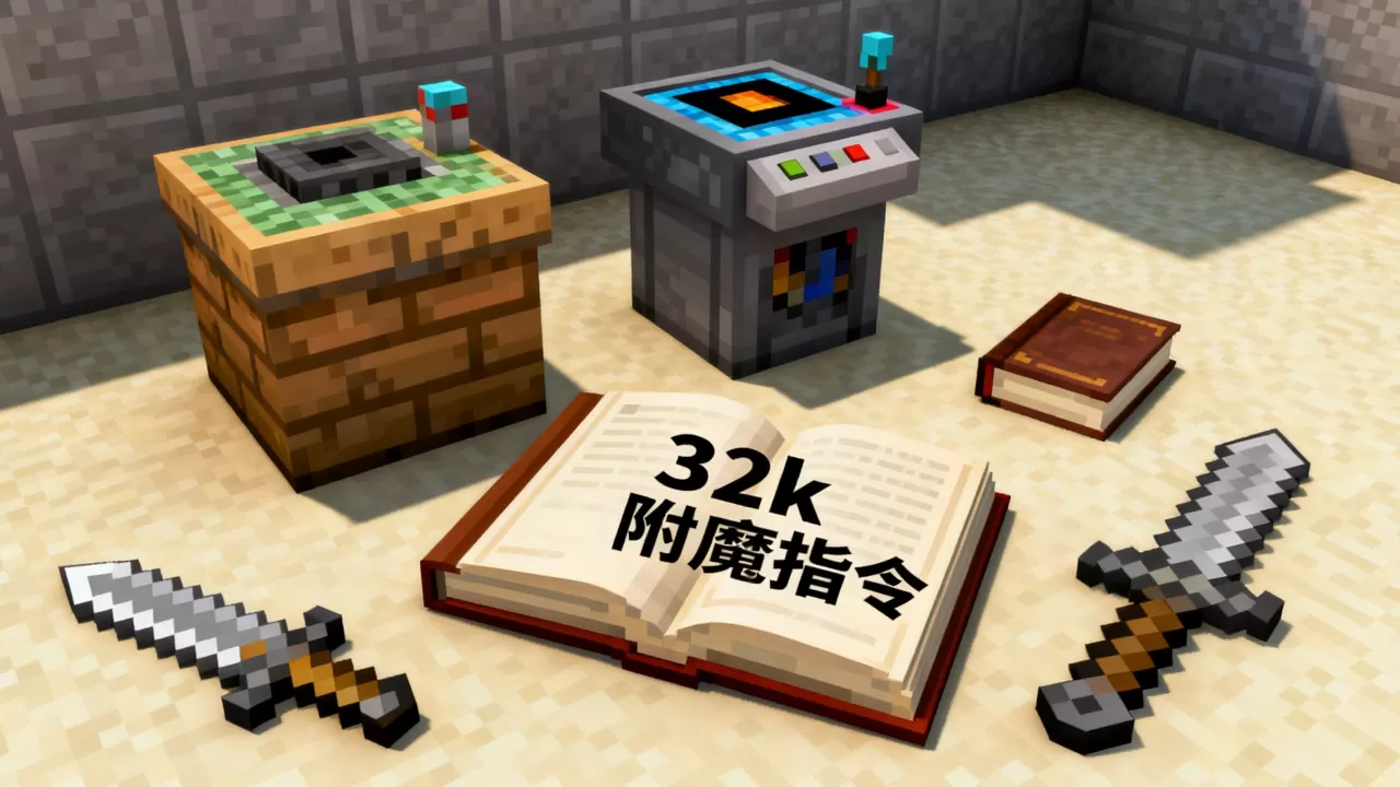 我的世界服务器如何附魔32k,附魔指令是什么? 我的世界服务器如何附魔32k,附魔指令是什么?