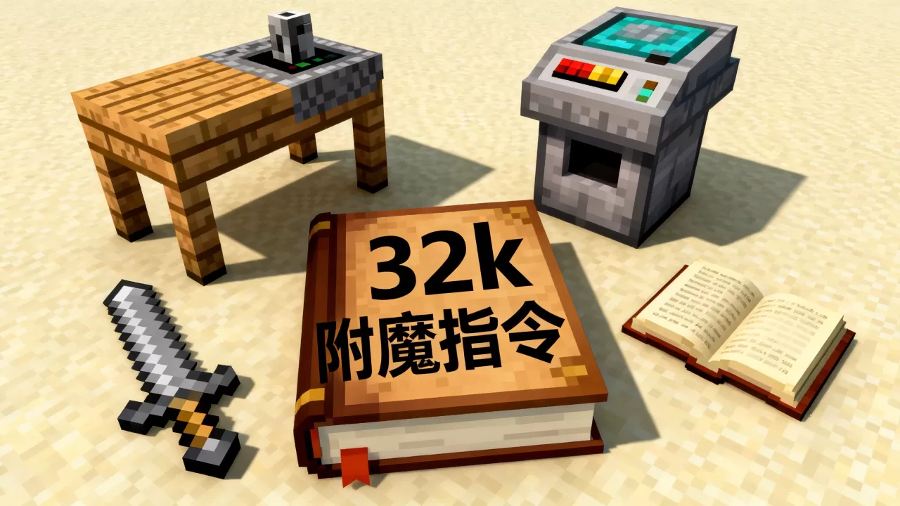 我的世界服务器如何附魔32k,附魔指令是什么? 我的世界服务器如何附魔32k,附魔指令是什么?