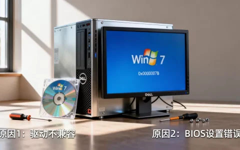 戴尔服务器装win7蓝屏如何解决，原因有哪些