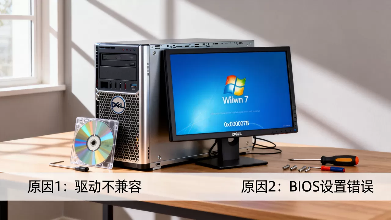 戴尔服务器装win7蓝屏如何解决,原因有哪些 戴尔服务器装win7蓝屏如何解决,原因有哪些