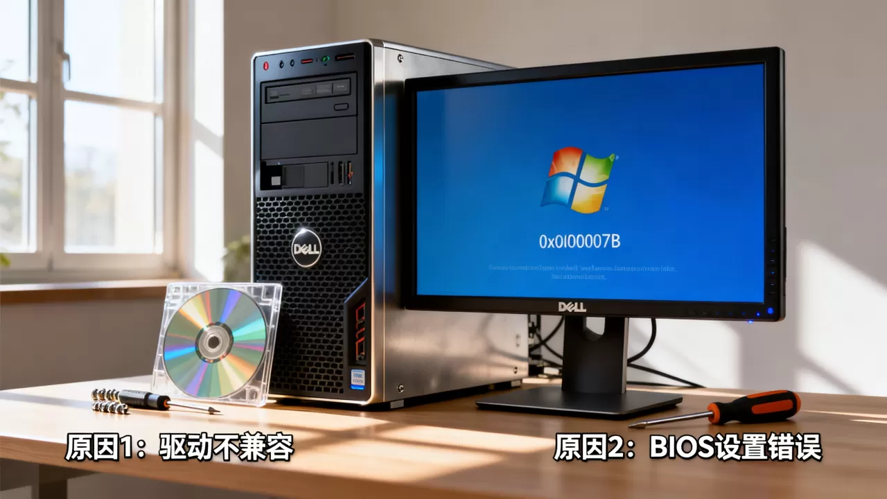 戴尔服务器装win7蓝屏如何解决,原因有哪些 戴尔服务器装win7蓝屏如何解决,原因有哪些