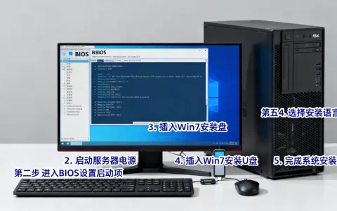 怎么启动服务器并安装win7系统，具体步骤是什么？
